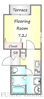 MAISON NOVI(メゾンノバイ)【1階】の間取り