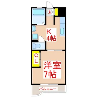 ダイム III【8階】の間取り