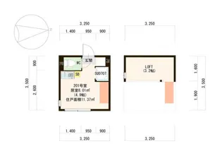 インペリアル・スイート【2階】の間取り