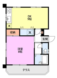 オリオンムーンライト【1階】の間取り