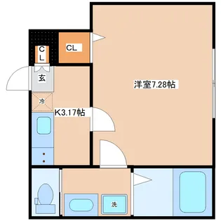 メゾン・ド・アミティ【2階】の間取り