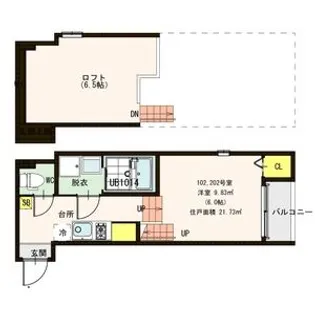 プランドールEX【2階】の間取り