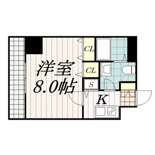 Humanハイム千葉本町【4階】の間取り