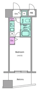 アーバネックス戸越銀座【10階】の間取り