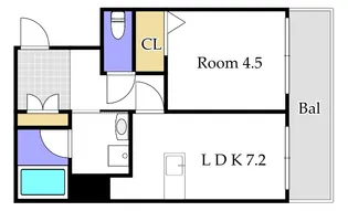 La Priere【7階】の間取り