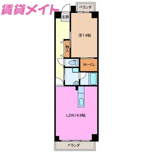 M’s mansion【3階】の間取り