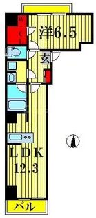 アートヴィラージュ亀戸【8階】の間取り