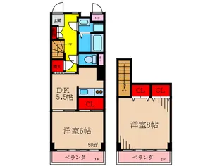 ビラ・ウエルスの間取り