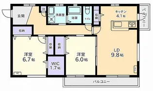 ファインヴューII【2階】の間取り