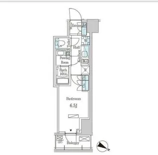 パークアクシス赤坂山王【11階】の間取り