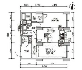東雲キャナルコートCODAN14号棟【12階】の間取り