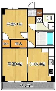 興和第二ビル【5階】の間取り