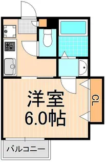エスカリエ・ルージュ【1階】の間取り