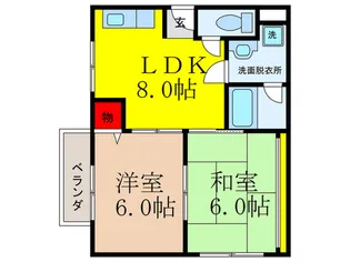メゾン寺田【2階】の間取り