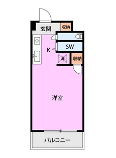 フレクション長岡【1階】の間取り