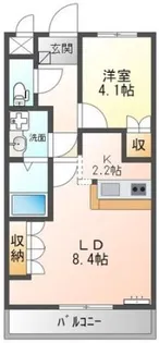 Comforce橋本【2階】の間取り