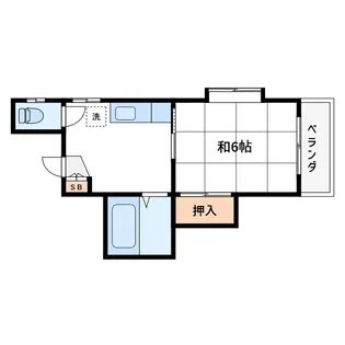 コーポ秀【2階】の間取り