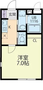 Raffine 栃木【1階】の間取り