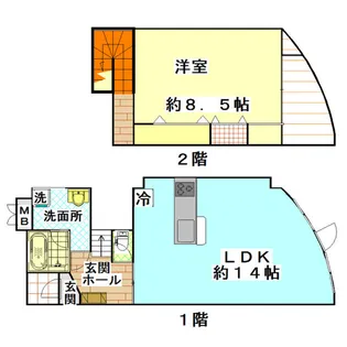 ミューズエリアの間取り
