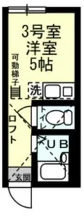 ユナイト塩浜キャンベラの杜【2階】の間取り