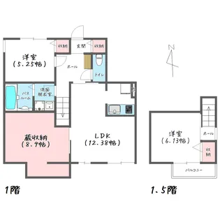 アイミィファミリアの間取り