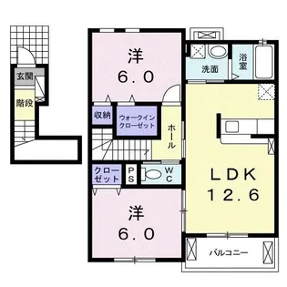 いろどり【2階】の間取り