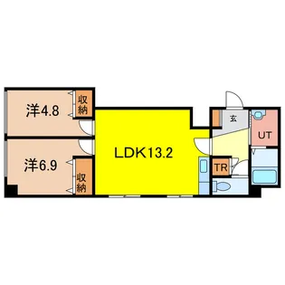 エンドレス17 B棟【5階】の間取り
