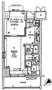 レグラス武蔵新城モーターガラージュ【3階】の間取り