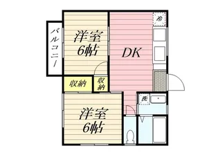プレミール・オオスミ【2階】の間取り