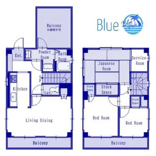 双葉コーポの間取り