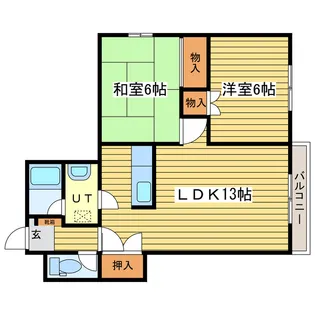 パストラル元町【2階】の間取り