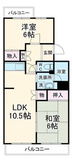 リヴェールヒルズあざみ野【2階】の間取り