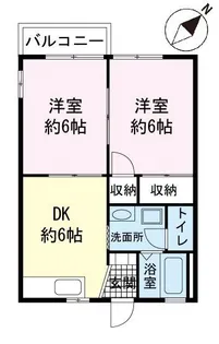 エフハイム【1階】の間取り