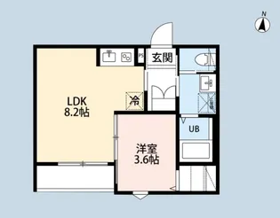 Breeze Bay 湘南【1階】の間取り