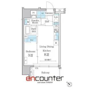 デュオメゾン文京白山【8階】の間取り