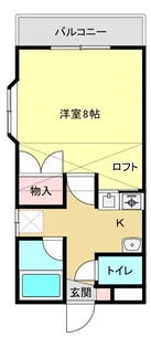 ロイヤルステーションビレッジA【2階】の間取り