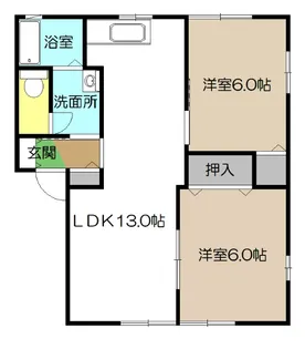 サンマリノ A棟【2階】の間取り