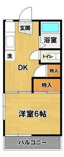 豊コーポ【2階】の間取り