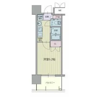 パルティール城西【10階】の間取り
