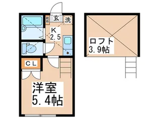 ウインガーデン川和町C棟【1階】の間取り