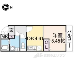 グランデコート竹鼻EAST【2階】の間取り