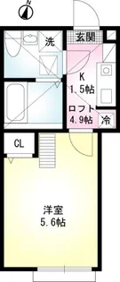 七島ハイム【2階】の間取り