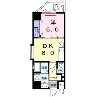 カルム・ヴィラ 長蔵【1階】の間取り
