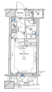 ARTESSIMO FONTE【6階】の間取り