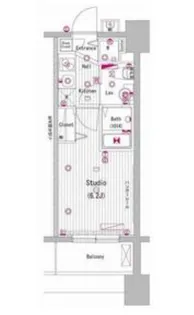 グランド・ガーラ代々木参宮橋【7階】の間取り