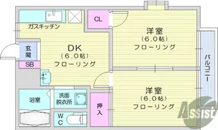 セピアコートSATO【2階】の間取り