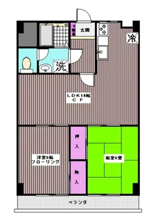 ニューハイム西台【5階】の間取り