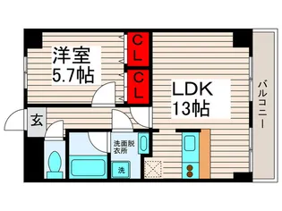 梅島ヒルズ【3階】の間取り