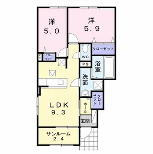 プログレス II【1階】の間取り