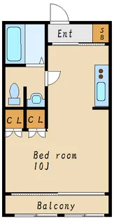 プール・トゥー・ジュール【1階】の間取り